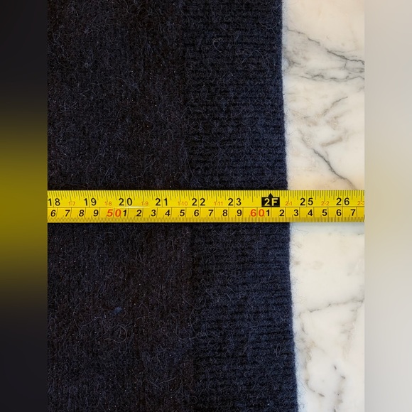 EUC & OTHER STORIES Floral Jacquard Sweater Metallic Thread Detail M Plum Purple - Picture 13 of 16